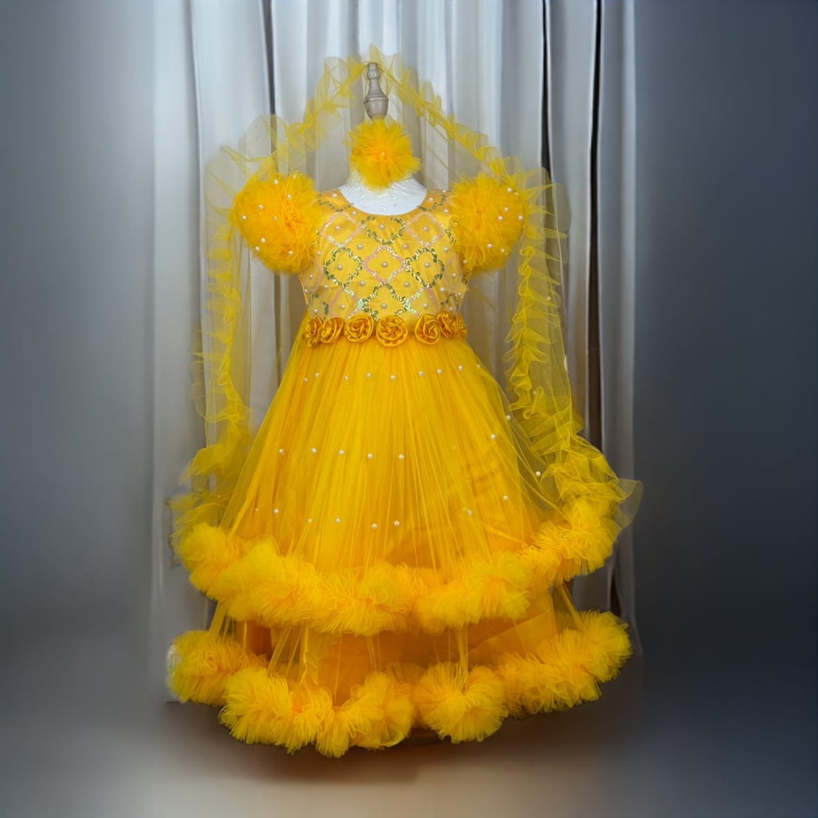Baby Gown Yellow dress